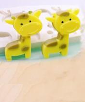 Forma Silicone Sabonete Resina 710 - Girafa Safari encaixe Cute 2 cav Forma Silicone Sabonete Resina 710 - Girafa Safari encaixe Cute 2 cav