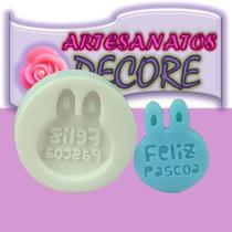 Forma Silicone Sabonete Resina 83 - Coelho (Pascoa)