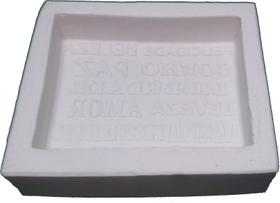 Forma Silicone Sabonete Resina 873 - Tradicional Mini Retangular Liso Lavabo 2 cav Forma Silicone Sabonete Resina 873 - Tradicional Mini Retangular Liso Lavabo 2 cav