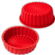 Forma Silicone Tipo Charlotte Para Bolos Tortas Pudins Air Fryer Forno Micro-ondas Uny Home