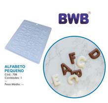 Forma simples alfabeto pequeno pascoa bwb 708 Tradicional Chocolate