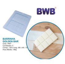 Forma simples barrinha Golden Bar pascoa bwb 9907 Tradicional Chocolate