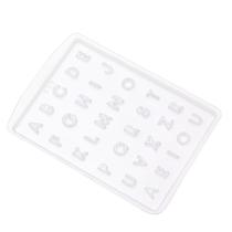 Forma Simples Crystal Forming Alfabeto pequeno e vogais (131)