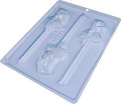 Forma Simples para Chocolate BWB Pretzel Rosa (10454)