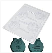 Forma Simples Para Chocolate Pirulito Baby BWB COD: 1382