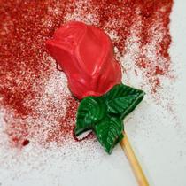 Forma Simples para chocolate Pirulito Rosa Bwb 10356