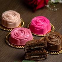 Forma Simples Para Chocolate Rosa Biscoito BWB COD: 10388