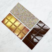 Forma simples para Chocolate Tablete Golden Bar BWB COD: 10503