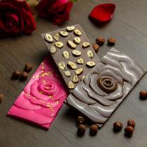 Forma Simples Para Chocolate Tablete Rosa BWB COD: 10389