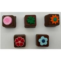 Forma Simples Para chocolate Topping Flor 1 Cod:1223 Crystal forming
