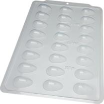 Forma Simples Semiprofissional para Chocolate BWB Ovo Liso 20g (3633)