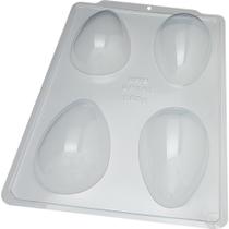 Forma Simples Semiprofissional para Chocolate BWB Ovo Liso 250g (3626)