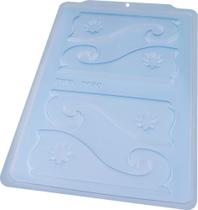 Forma Simples Semiprofissional para Chocolate BWB Trenó para Bolo Inglês (3650)