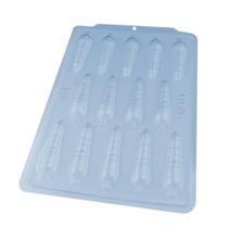 Forma Simples SP 413 Cenouras BWB C/10 Un Molde p/ Chocolate e Doces Artesanais