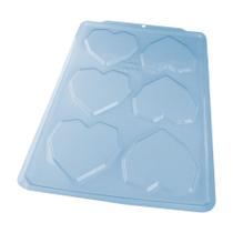 Forma Simples Tradicional Tablete Coração Lapidado 200g - Cód 3693 - 1 unidade - BWB - Rizzo