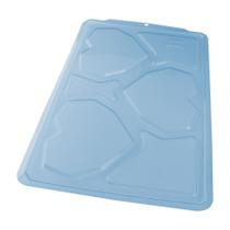 Forma Simples Tradicional Tablete Coração Lapidado 350g - Cód 3694 - 1 unidade - BWB - Rizzo Forma Simples Tradicional Tablete Coração Lapidado 350g - Cód 3694 - 1 unidade - BWB - Rizzo