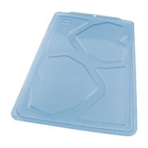 Forma Simples Tradicional Tablete Coração Lapidado 500g - Cód 3695 - 1 unidade - BWB - Rizzo