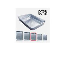 Forma Tabuleiro Bandeja Assadeira Retangular Extra Alta Alumínio Certificado IF 35 Tamanho 35