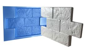 Forma Tijolinho Borracha E Plástico Placa Gesso - Lindíssimo Forma Tijolinho Borracha E Plástico Placa Gesso - Lindíssimo