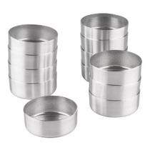 Forma Torta Lisa Fundo Fixo nº 1 (7,8 x 2,2cm) c/ 12 pçs - Fest Forma