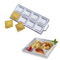 Forma Tortei Ravioli Cortar Tortelone Aluminio 8 Cavidades Forma Tortei Ravioli Cortar Tortelone Aluminio 8 Cavidades