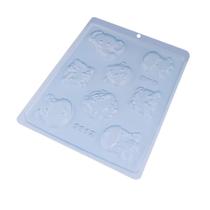 Forma Tradicional Animais C/10 Un (BWB) Molde p/ Bombons Divertidos, Lembranças e Festas Infantis Forma Tradicional Animais C/10 Un (BWB) Molde p/ Bombons Divertidos, Lembranças e Festas Infantis