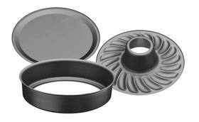 Forma Tramontina Brasil Grafite Alumínio Revestimento Antiaderente com Fundo Removível 26 cm 3,3 L Forma Tramontina Brasil Grafite Alumínio Revestimento Antiaderente com Fundo Removível 26 cm 3,3 L