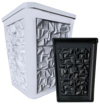 Forma Vaso 3d Abs Gesso e Cimento Profissional - Abstrato