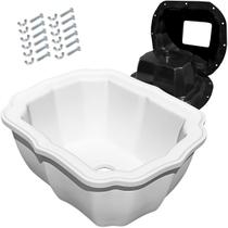 Forma Vaso Retangular Colonial Abs Gesso Cimento Jardim