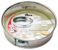 Forma versatil para bolo folha de flandres 25cm viel Forma versatil para bolo folha de flandres 25cm viel