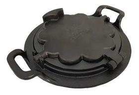 Forma Wafer Ferro Fundido Fogão A Lenha 24cm Cor Preto 0
