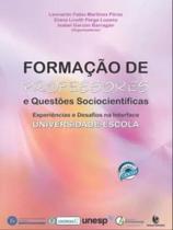 Formação de professores e questões sociocientíficas Formação de professores e questões sociocientíficas