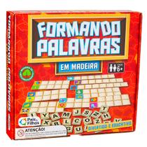 Formando Palavras (madeira) Brinquedo pedagógico - Pais E Filhos