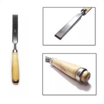 Formão Cabo Madeira 3/4” Corpo Aço Carbono Profissional Formão Cabo Madeira 3/4” Corpo Aço Carbono Profissional