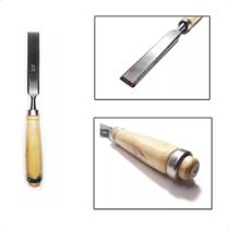 Formão Cabo Madeira 3/4” Corpo Aço Carbono Profissional Formão Cabo Madeira 3/4” Corpo Aço Carbono Profissional