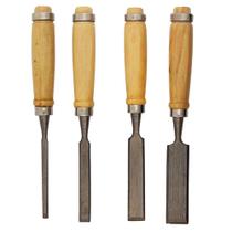 Formão de Aço Carbono com 4 Peças