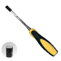 Formão De Metal Chanfrado Com Cabo Plástico De 1/4 Polegadas