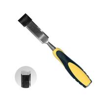 Formão De Metal Chanfrado Com Cabo Plástico De 1 Polegada