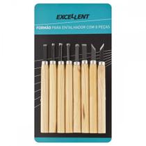 Formao Eda Para Entalhar Jogo Com 8 Pecas - 6Xq Formao Eda Para Entalhar Jogo Com 8 Pecas - 6Xq