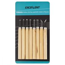 Formao Eda Para Entalhar Jogo Com 8 Pecas - 6Xq Formao Eda Para Entalhar Jogo Com 8 Pecas - 6Xq