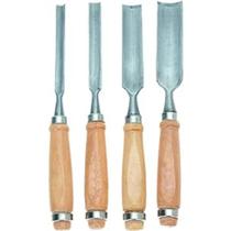Formão Kit 4 Peças - 6, 12, 18 e 24mm Fertak