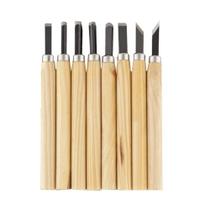 Formão Para Entalhar Com 8 Peças - 6xq - Excellent Formao P-entalhar C-08 Pcs Eda 6xq Formão Para Entalhar Com 8 Peças - 6xq - Excellent Formao P-entalhar C-08 Pcs Eda 6xq