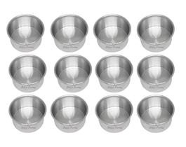 Formas Bento Cake Fundo Fixo Naked Cake 8 x 5 cm Kit 12 Peças