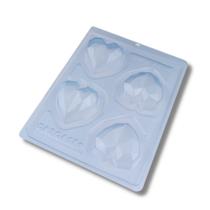 Formas BWB Acetato Silicone Trufa Coração Lapidado 3 Partes C/30