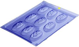 Formas Confeitaria Bombom Oval Flores Empreender Kit 5Un