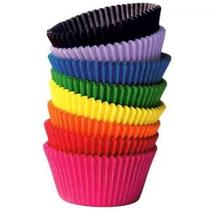 Formas Cupcake Hipertextil Kit 12 Peças Em Silicone Sortido - Hiper Têxtil