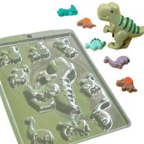 Formas De Acetato Dinossauro 10cm e Apliques 2 Unidades