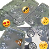Formas De Acetato Pra Chocolate Emoji Emoticon