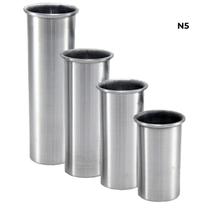 Formas de Alumínio Cilíndrico 4 peças para Velas Artesanais KIT:N09