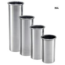 Formas de Alumínio Cilíndrico 4 peças para Velas Artesanais KIT:N09